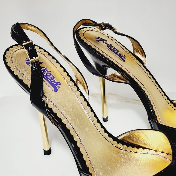 Hale Bob Sz 10M Bow Accented Stiletto Platform Formal Shoes. - Picture 2 of 11